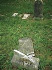Raymond Gehman Cemetery Plot with a Broken Headstone painting