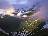 Raymond Gehman Clouds Fill The Valley at The Garden Wall in Logan Pass