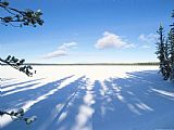 Raymond Gehman Frozen And Snow Covered Shoshone Lake Yellowstone National Park