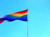 Pride Prints - Gay Pride Rainbow Flag in Castro Area of San Francisco by Raymond Gehman