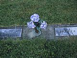 Raymond Gehman Hydrangea Flowers Are Placed in a Graveside Vase