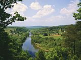 Raymond Gehman Railroad Bridge Over The Tye River at Its Confluence with The James