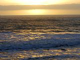 Lighthouses Prints - Sunset And Beach From Pigeon Point Lighthouse Area in California by Raymond Gehman