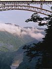 Raymond Gehman Truck Passing Over The New River Gorge Bridge