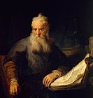 Rembrandt Apostle Paul painting