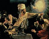 Rembrandt Belshazzars Feast painting