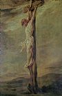 Rembrandt Christ on the Cross painting