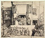 Rembrandt Christ Presented to The People painting