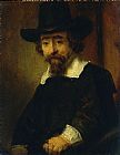 Rembrandt Dr Ephraim Bueno, Jewish Physician And Writer painting