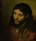 Rembrandt Head of Christ painting