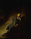 Rembrandt Jeremiah Lamenting The Destruction of Jerusalem painting
