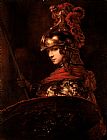 Pallas Athena by Rembrandt