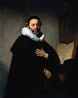 Rembrandt Portrait of Johannes Wtenbogaert (15571644), Remonstrant Minister painting