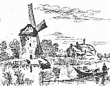 Rembrandt Rembrandt Mill Drawing