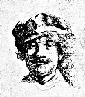 Rembrandt Rembrandt Self Portrait Engraving