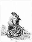 Rembrandt Rembrandt Self Portrait Etching