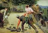 Remy Cogghe A Game of Bourles in Flanders