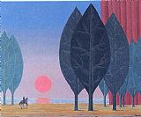 J.f.k. in Berlin, 1963 Prints - Forest of Paimpont 1963 by rene magritte