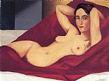 Reclining Nude Prints - Reclining Nude 1925 by rene magritte