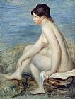 Seated Bather by Renoir
