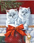Richard De Wolfe Christmas Kittens