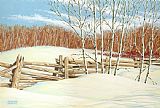 Richard De Wolfe Winter Poplars 2