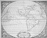 Richard Hakluyt Map of the New World 1587