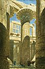 Column Paintings - Karnak by Richard Phene Spiers