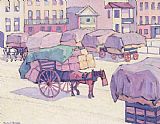 Robert Polhill Bevan Hay Carts - Cumberland Market