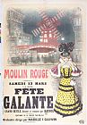 Roedel Poster Advertising A Fete Galante At The Moulin Rouge