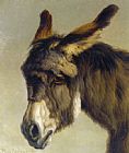 Rosa Bonheur Head of a Donkey painting
