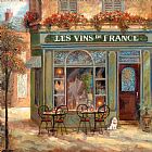 Wine Prints - Wine Shop by Ruane Manning