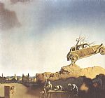 Delft Prints - Apparition of The Town of Delft by Salvador Dali
