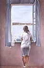 Salvador Dali Figure at a Window