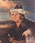 Shakespeare: Richard III Prints - Portrait of Laurence Olivier in The Role of Richard III by Salvador Dali
