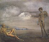 Salvador Dali Two Adolescents painting