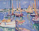 Samuel John Peploe Boats at Royan