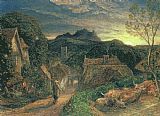Samuel Palmer The Bellman painting