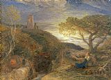 Tower Prints - The Lonely Tower by Samuel Palmer