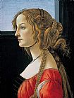 Sandro Botticelli Portrait Of A Young Woman painting