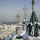 Sergei Ivanovich Svetoslavsky View from a Window of the Moscow School of Painting