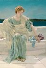 Sir Lawrence Alma-Tadema Ask me no more painting