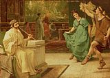 A Roman Slave Market Prints - A Roman Dance by Sir Lawrence Alma-Tadema