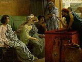 Wine Prints - The Wine Shop by Sir Lawrence Alma-Tadema