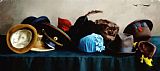 Steven J Levin Hats painting