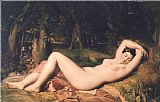 Theodore Chasseriau Bather Sleeping Near a Spring painting