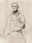Theodore Chasseriau Portrait of Louis Marcotte De Quivires painting