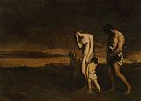 Theodore Chasseriau Punishment of Cain painting