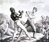 Theodore Gericault The Boxers painting