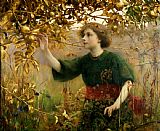 Thomas Cooper Gotch A Golden Dream